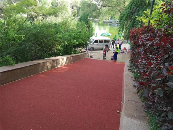 辽阳彩色路面施工